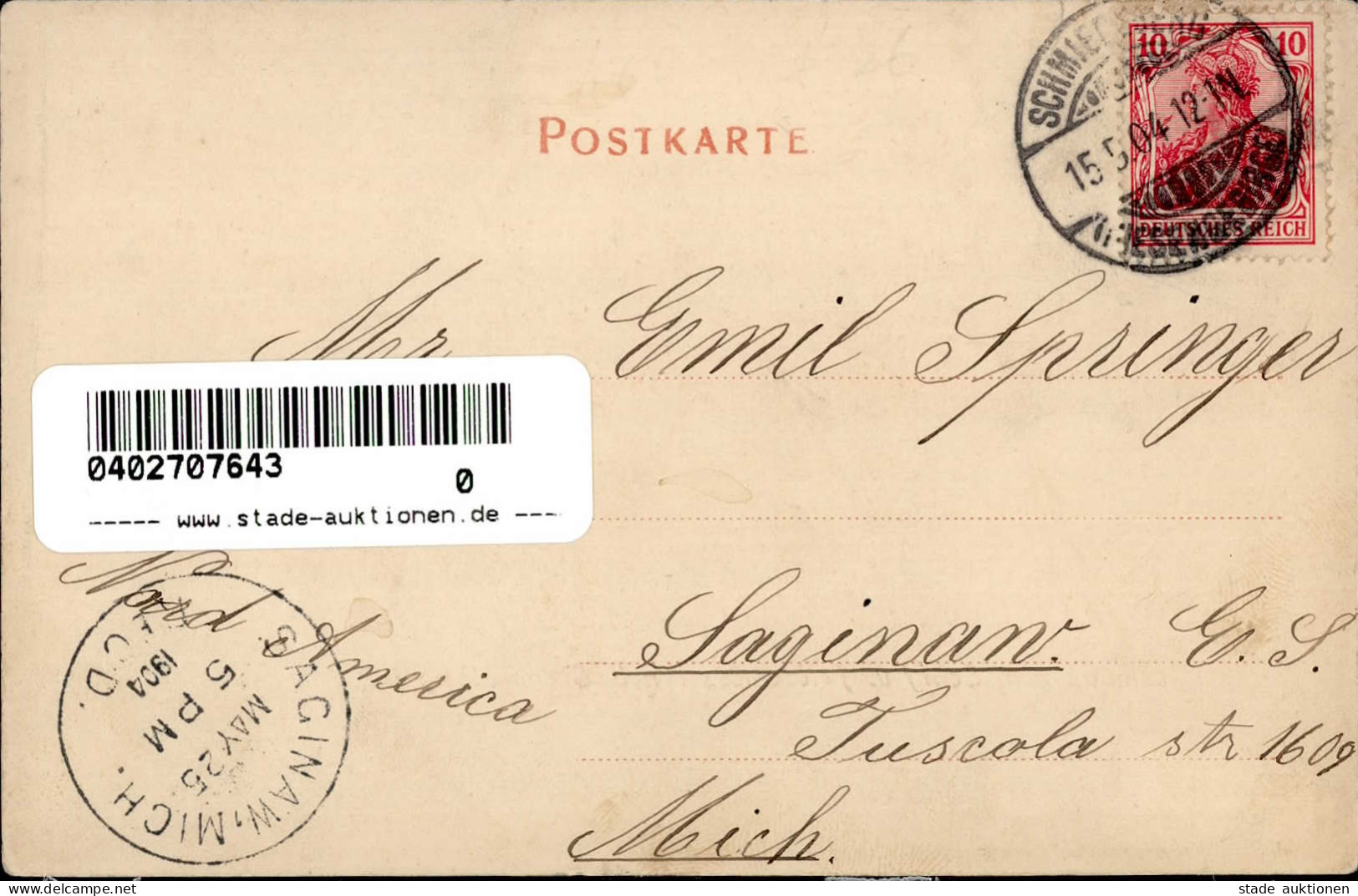 Schmiedeberg I.Schlesien Gasthaus Zum Schiff Und Feldschlösschen 1904 I- Bateaux Bateaux - Polonia