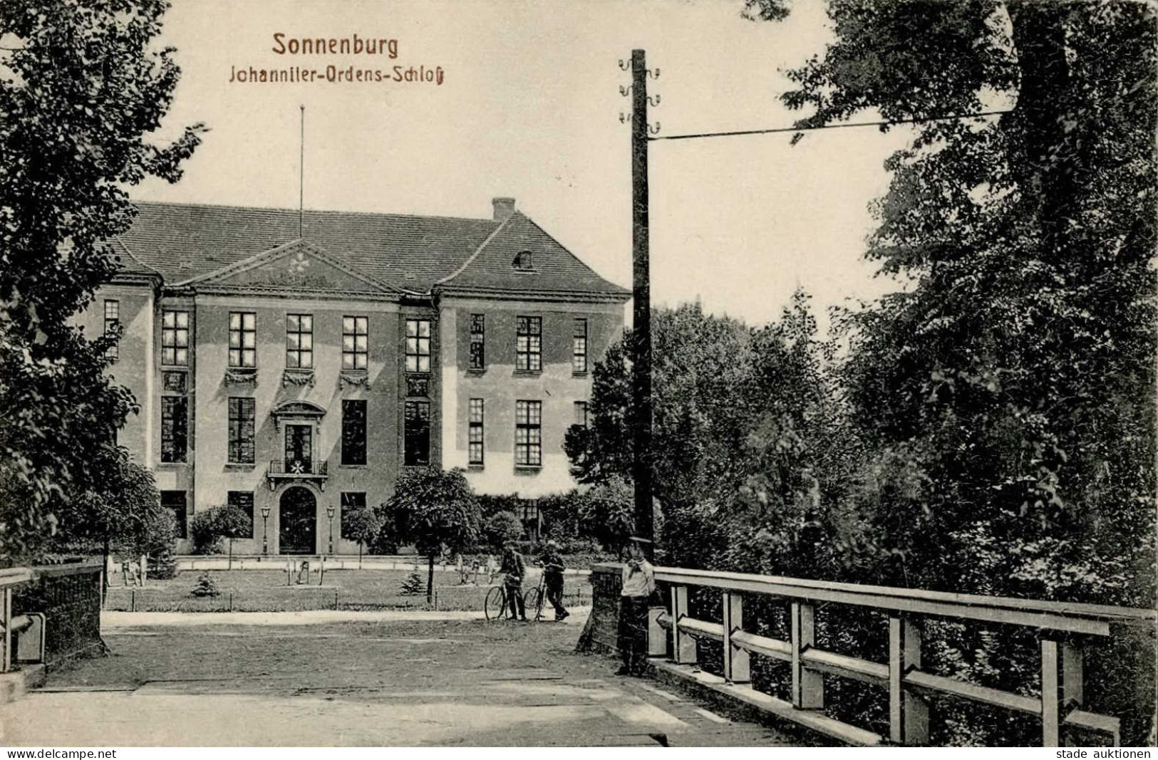 Sonnenburg  Johanniter Ordens Schloss 1915 I- - Polen