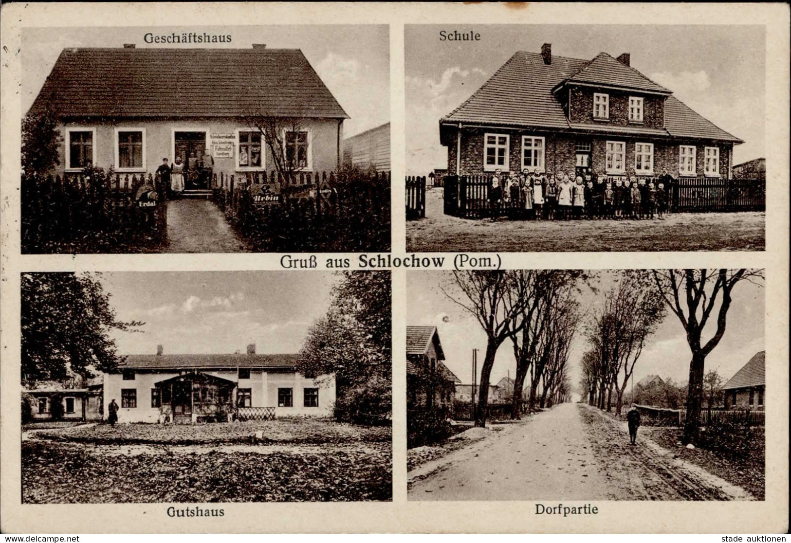 Stolp Schlochow Schule I- - Polonia