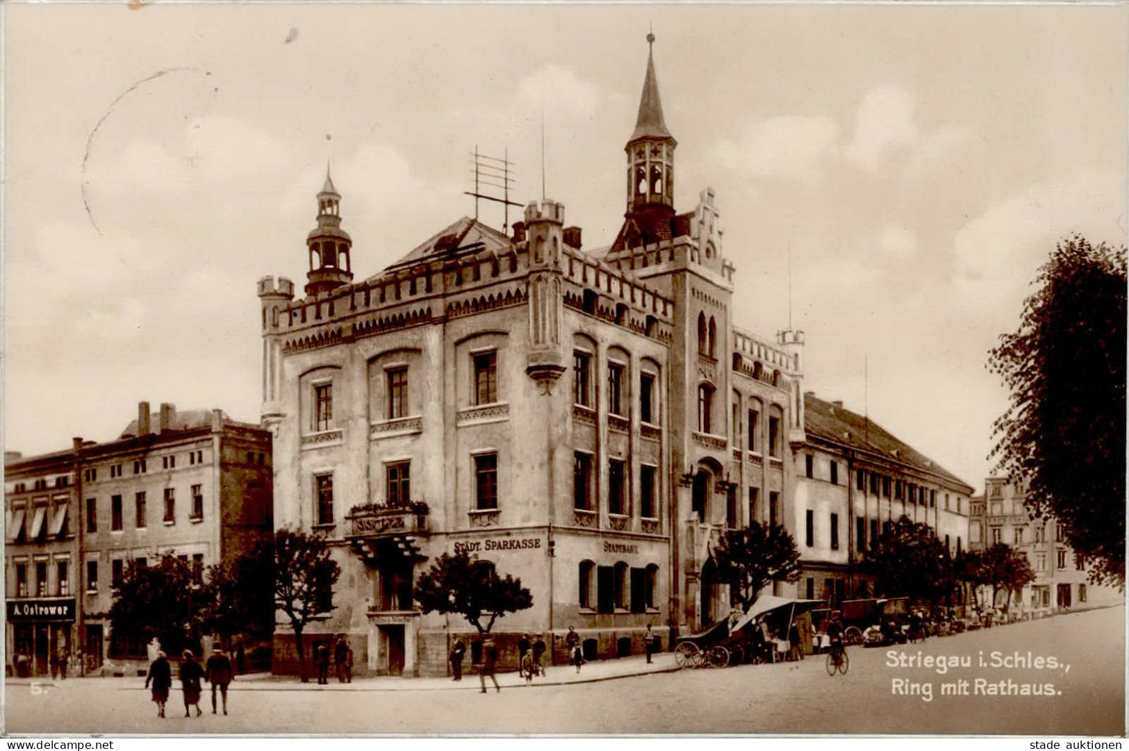 Striegau Rathaus Handlung Ostrower I- - Polonia