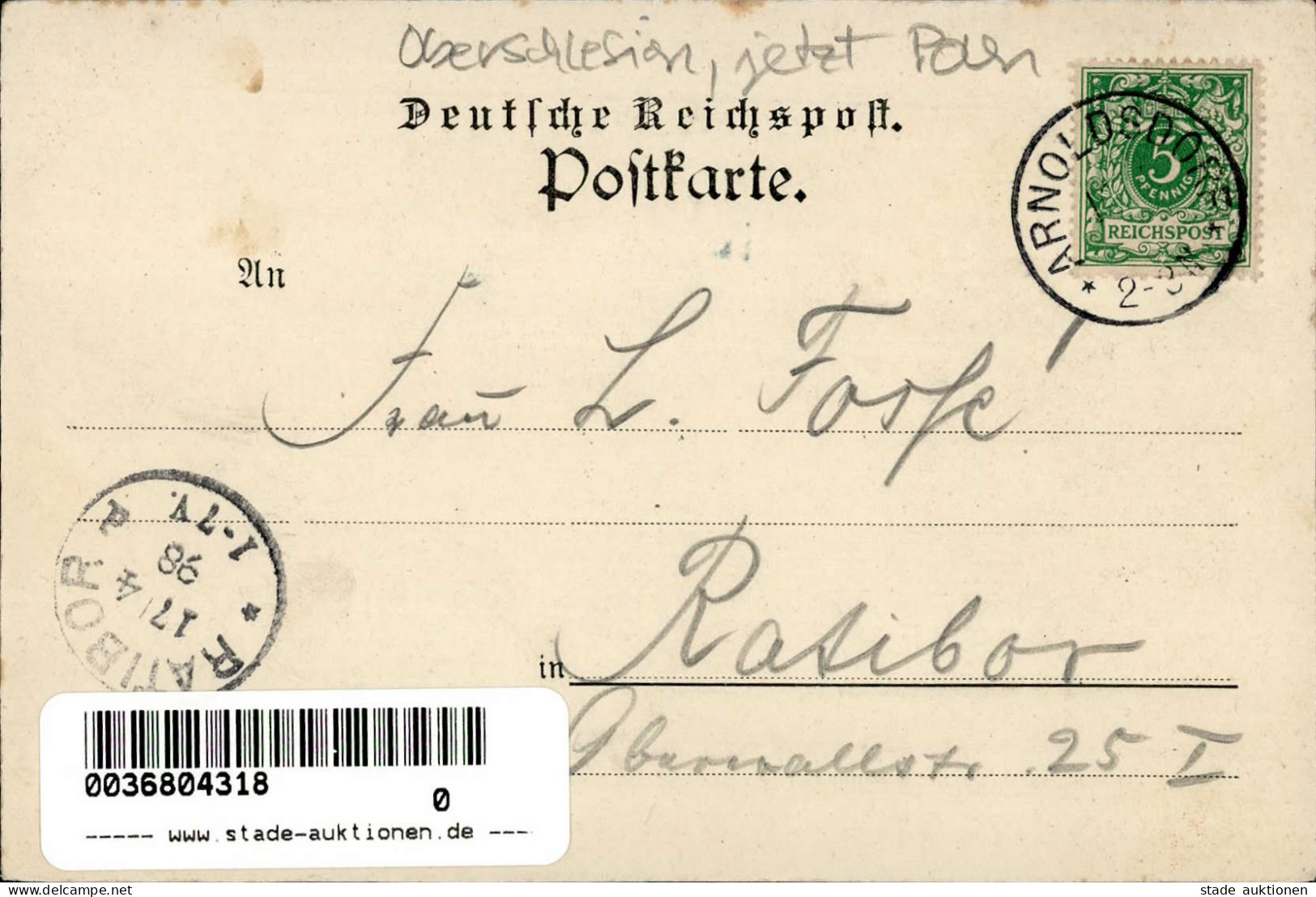 Wildgrund Gasthaus Dittmann 1898 I- - Polen