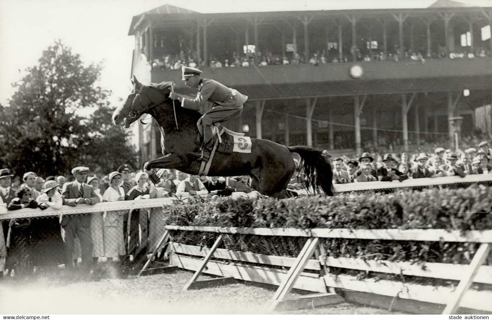 Breslau Pferderennen 1934 Foto-AK I-II - Polen