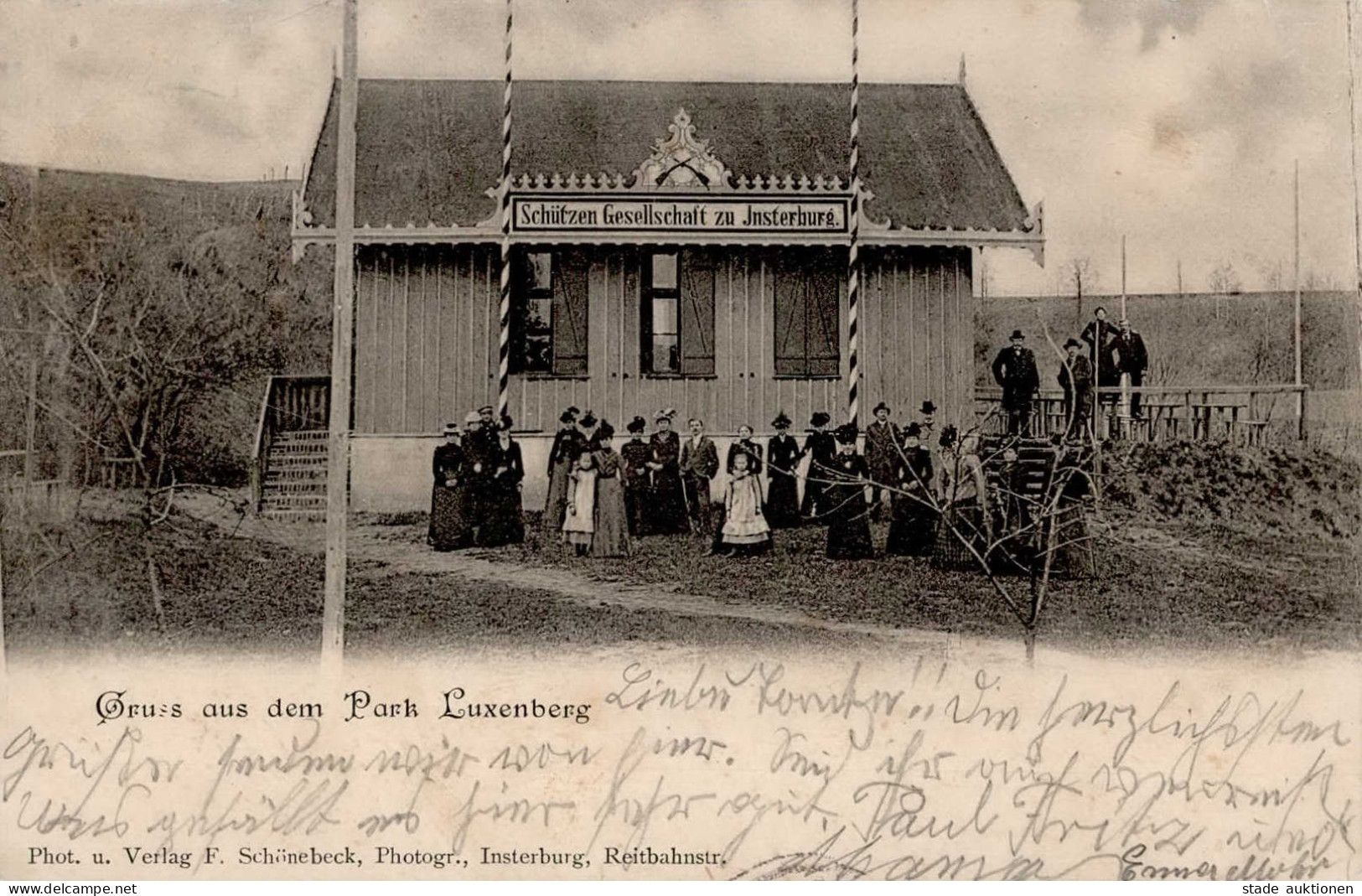 Insterburg Schützenhaus 1904 I- - Russie