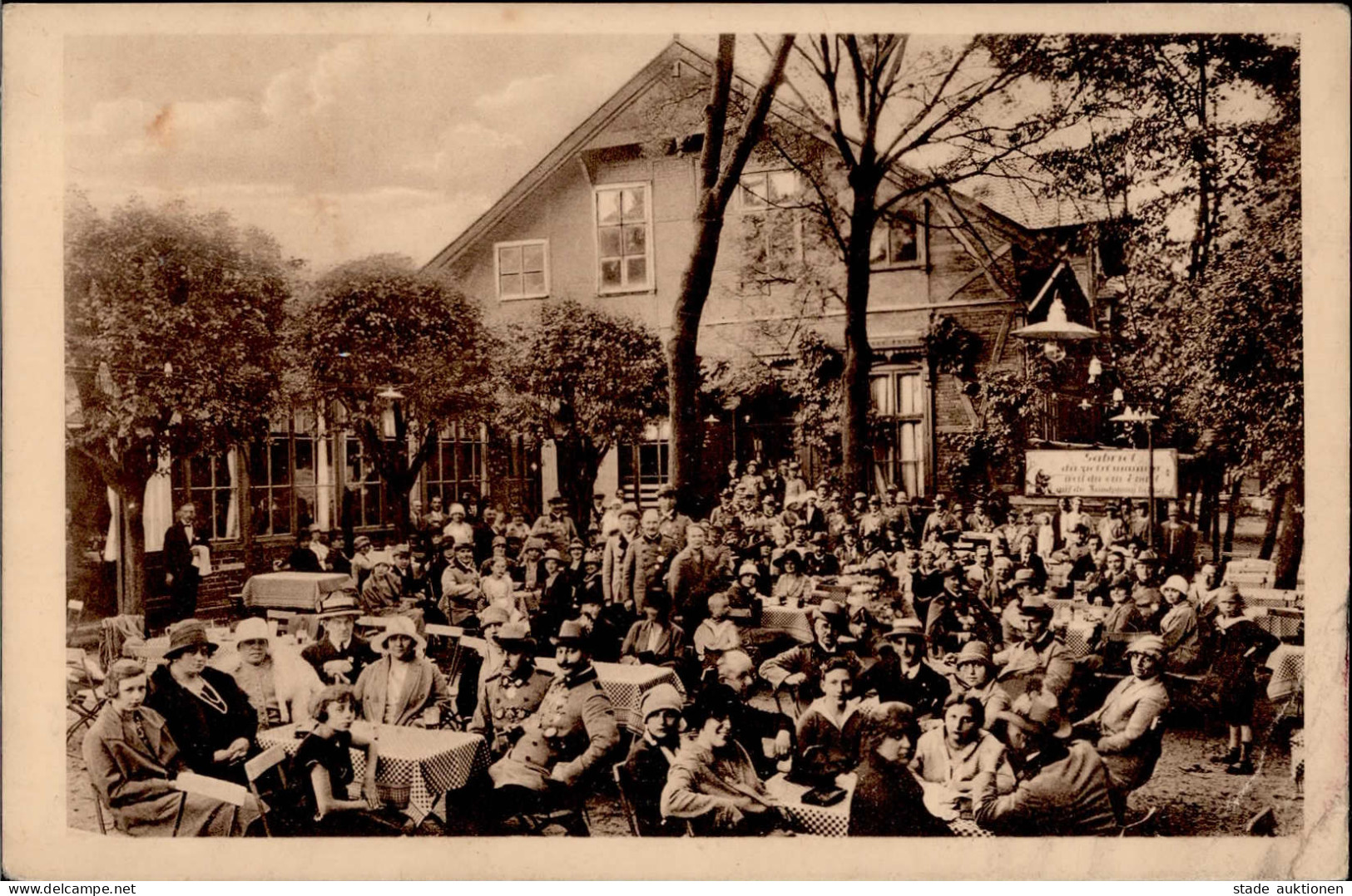 Königsberg Gasthaus Neuer Schützengarten K. Warstat Fuchsberger Allee II- (Bugspuren) - Russland