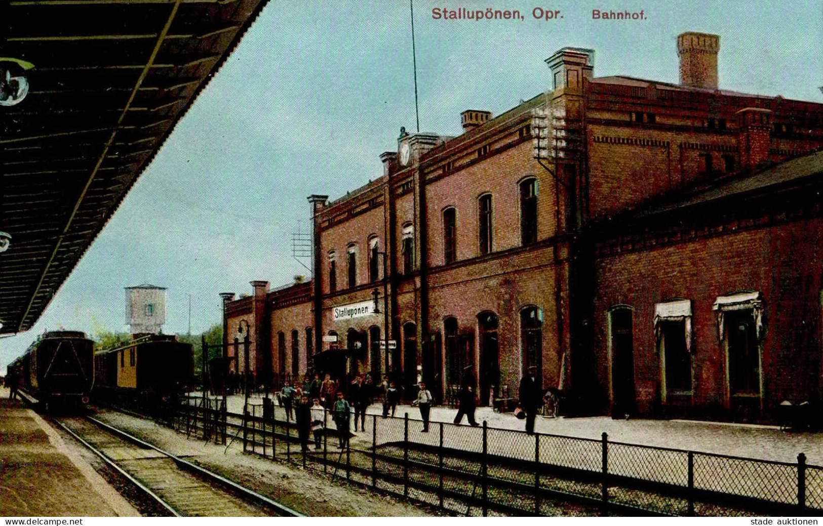 Stallupönen Bahnhof Eisenbahn I-II Chemin De Fer - Russie