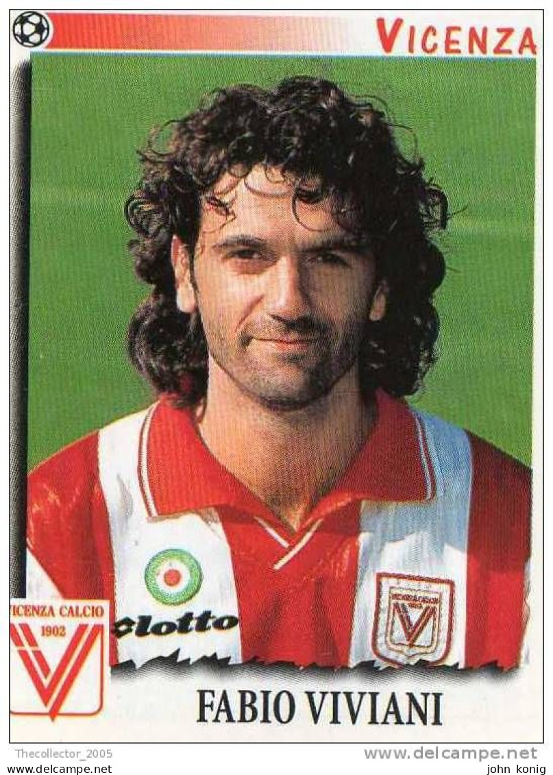 CALCIATORI - Calcio - Figurine Panini-calciatori 1997-98- #370 VICENZA (FABIO VIVIANI) - Edizione Italiana