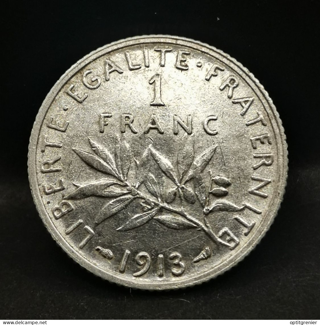 1 FRANC SEMEUSE ARGENT 1913 FRANCE / SILVER (Réf. 24425) - 1 Franc