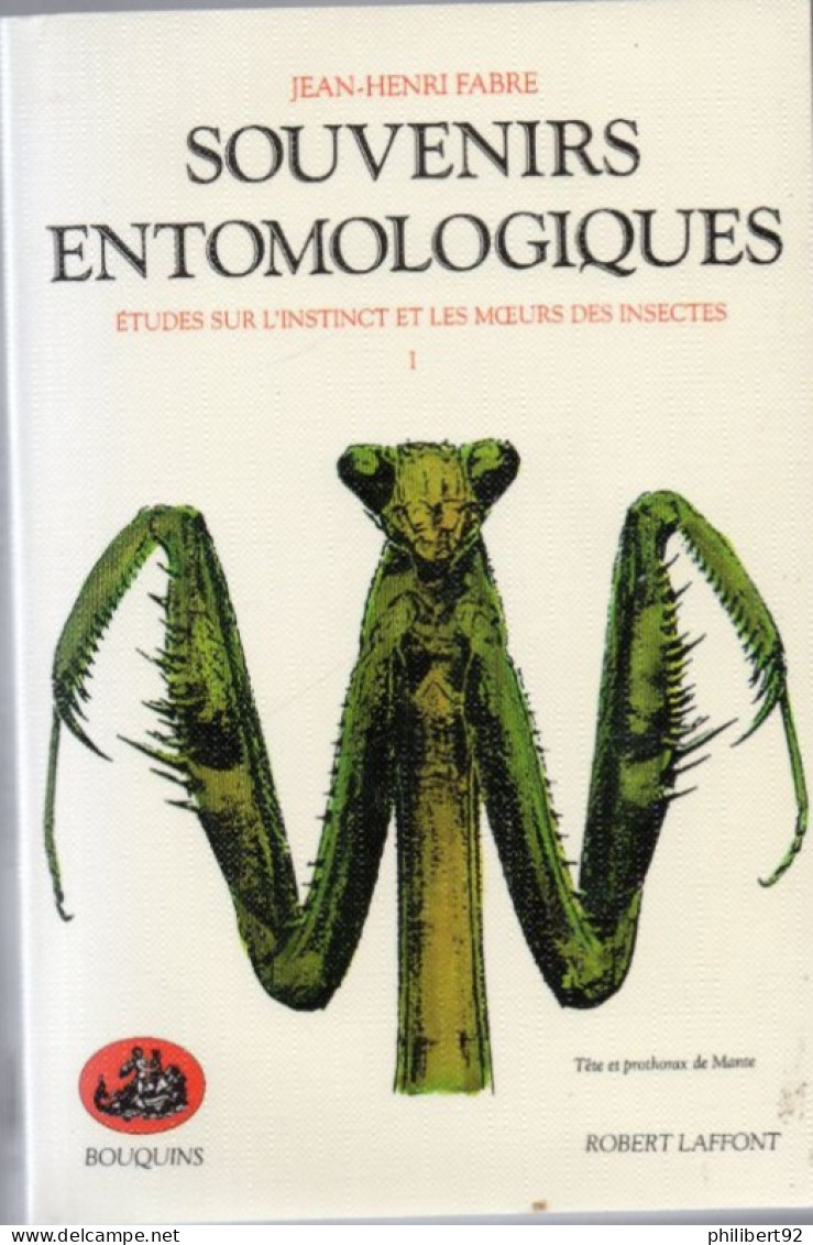 Jean-Henri Fabre. Souvenirs Entomologiques Etudes Sur L'instinct Et Les Moeurs Des Insectes Tome 1 - Dieren