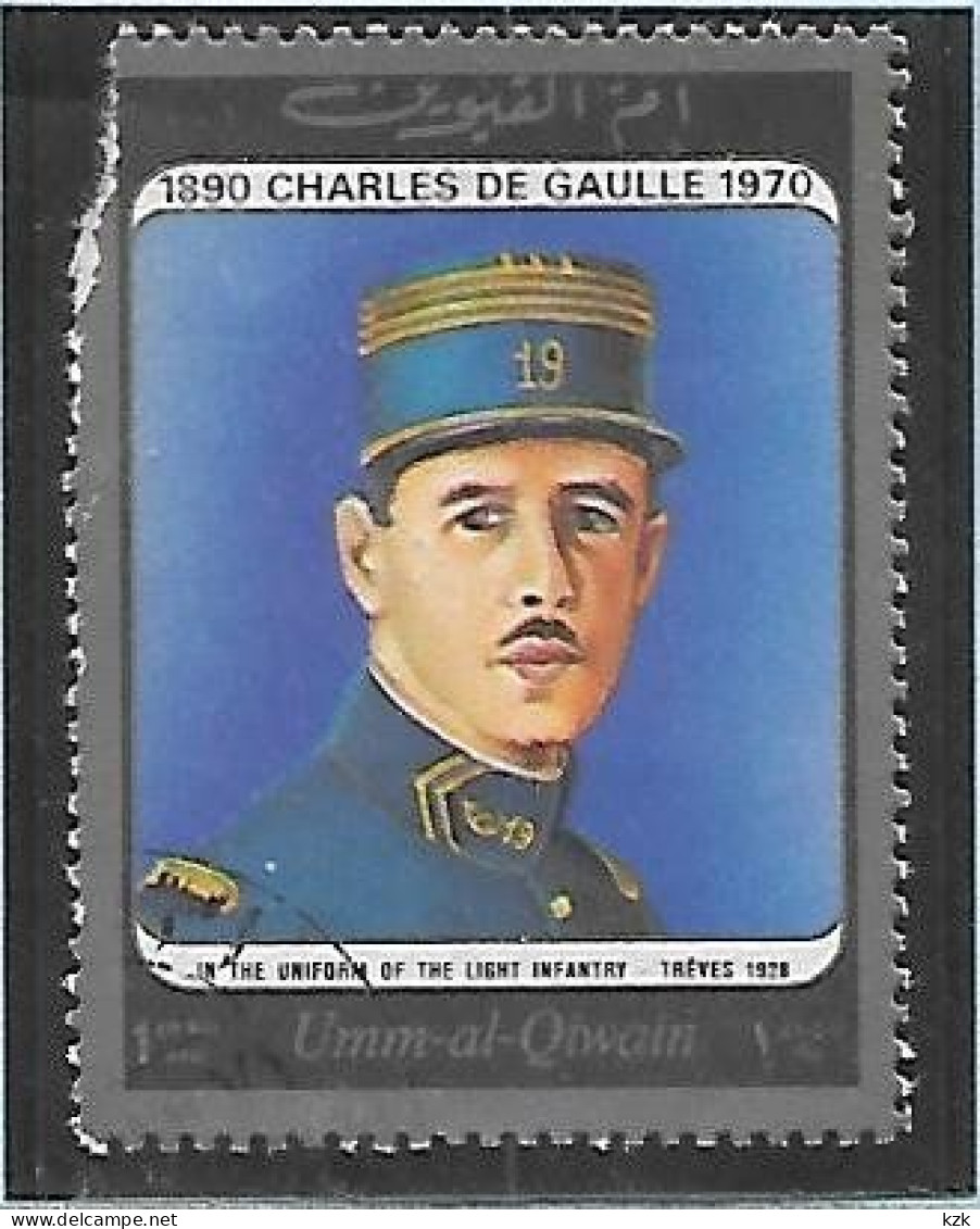 08	22 138		Émirats Arabes Unis - UMM AL QIWAIN - De Gaulle (Generaal)