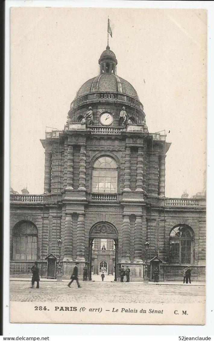 Le Palais Du Sénat    1910-20    N° 284 - Distrito: 06