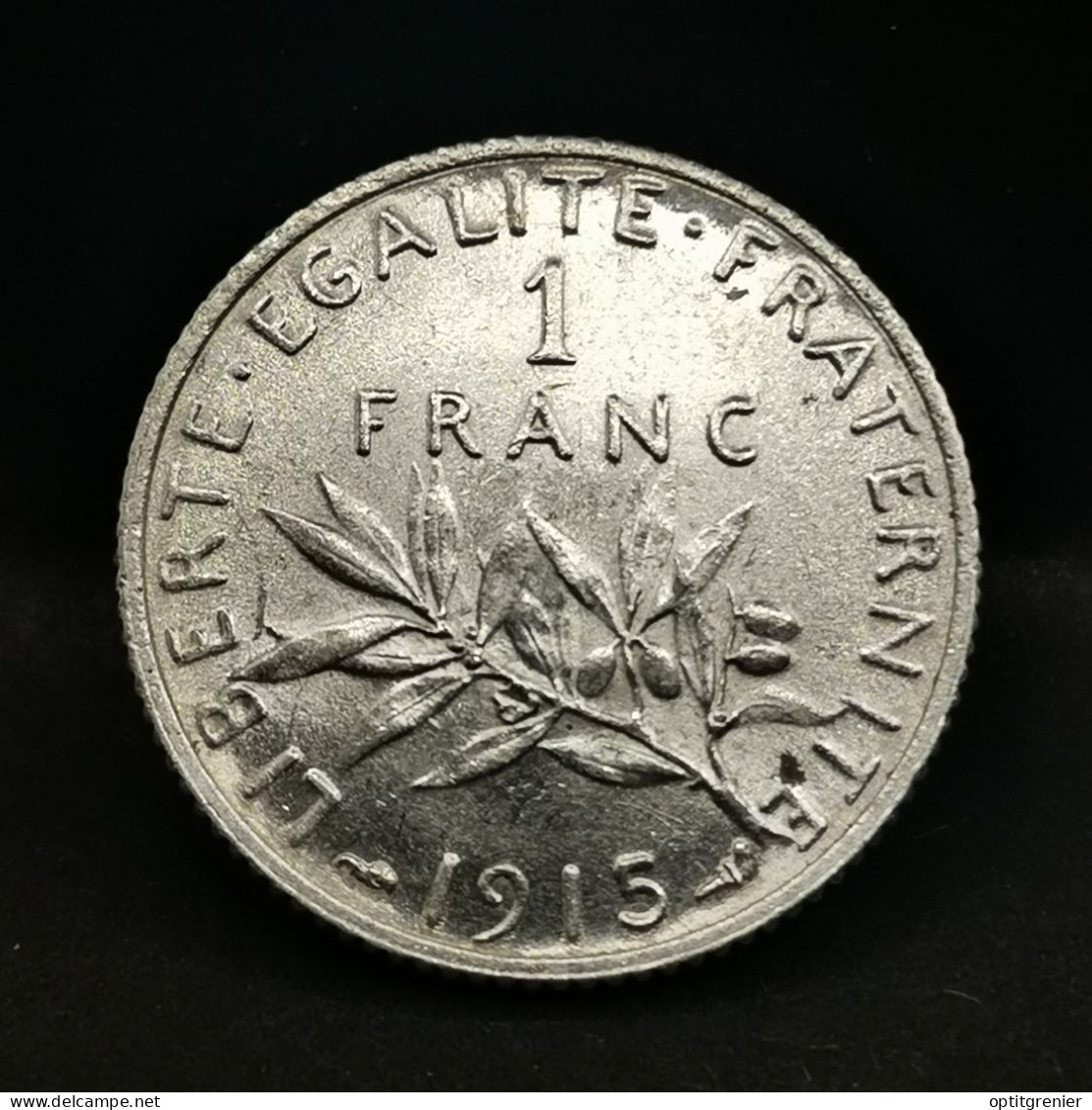 1 FRANC SEMEUSE ARGENT 1915 FRANCE / SILVER (Réf. 24425) - 1 Franc