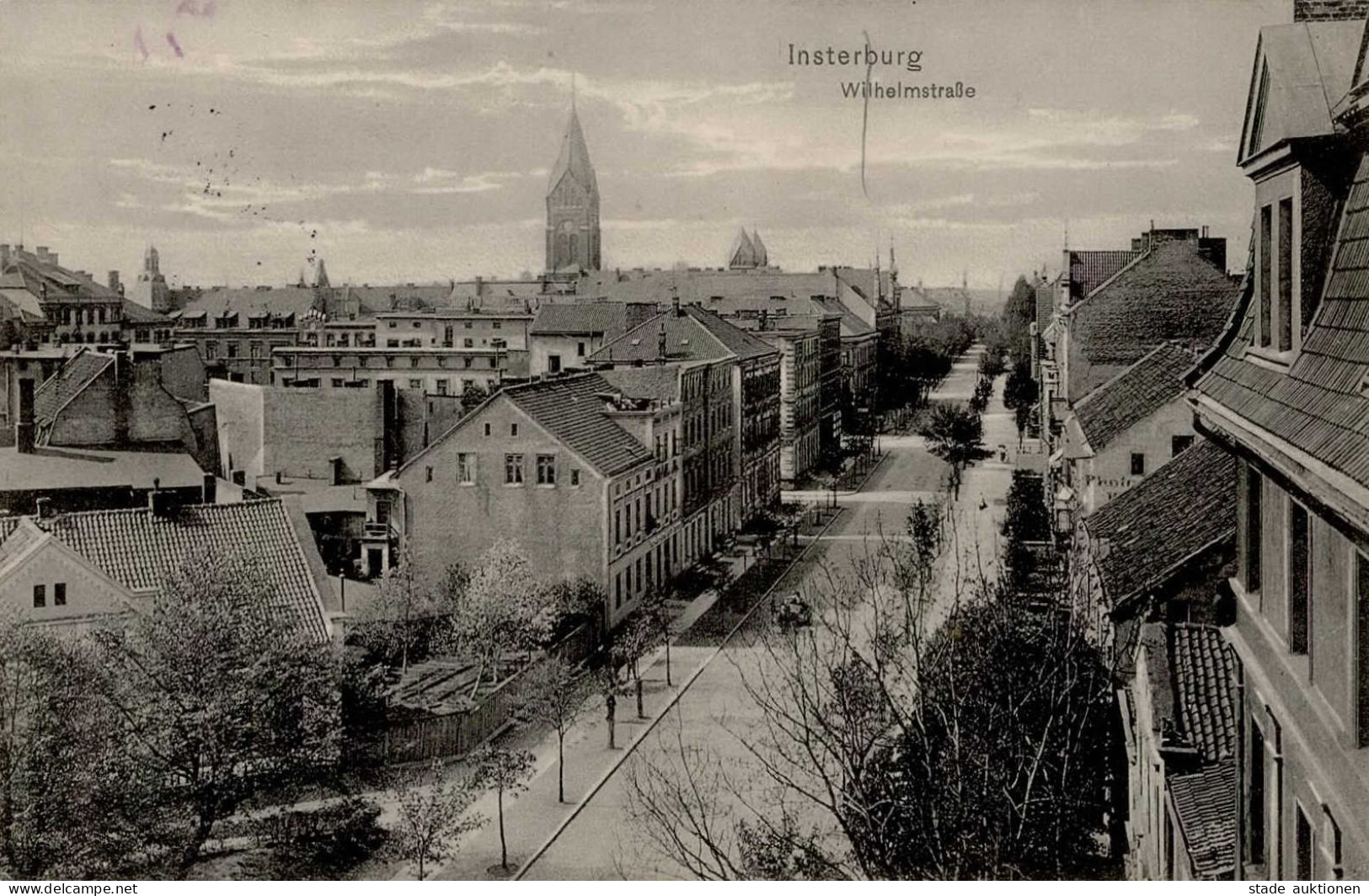 Insterburg Wilhelmstrasse 1916 I - Russia