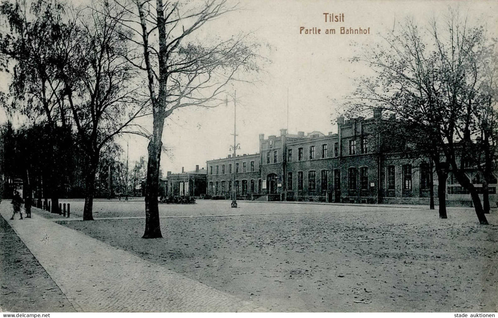 Tilsit Bahnhof 1915 I - Russia