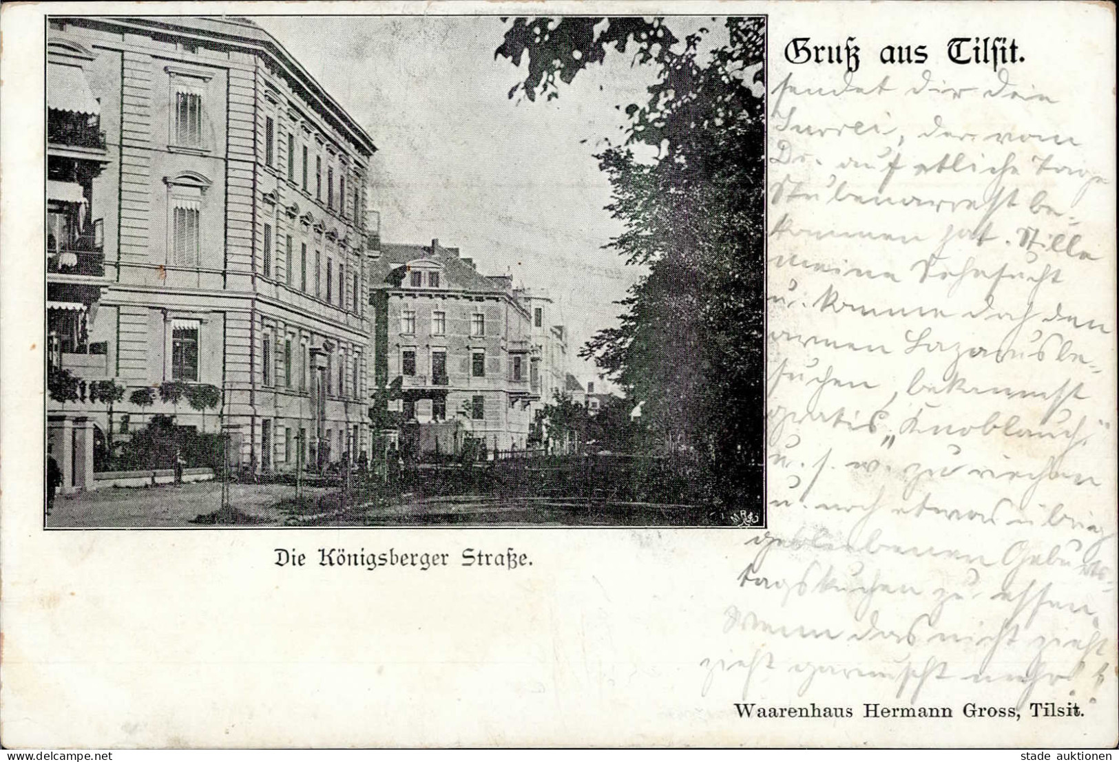 Tilsit Königsberger Strasse 1900 I-II - Russie