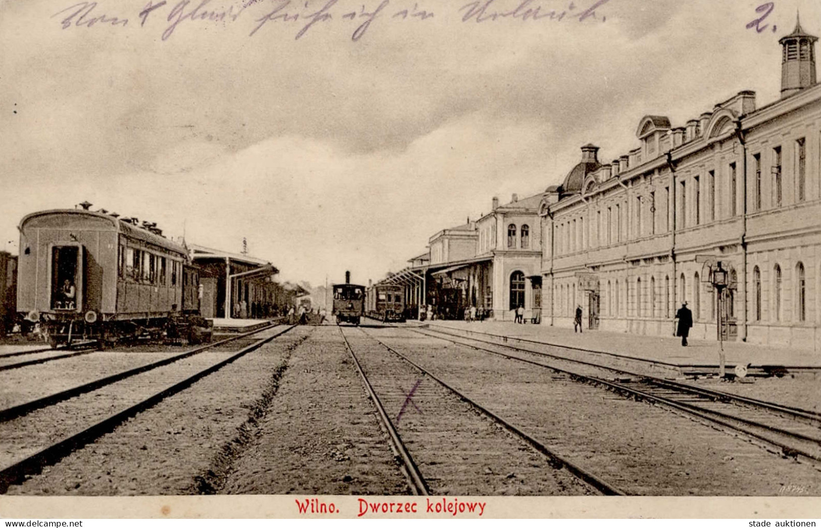 Wilno (Litauen) Bahnhof I-II - Belarus