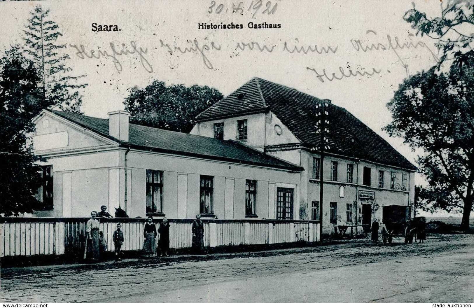 Saara Historisches Gasthaus 1921 II (Stauchung, Ecken Abgestossen) - Tschechische Republik