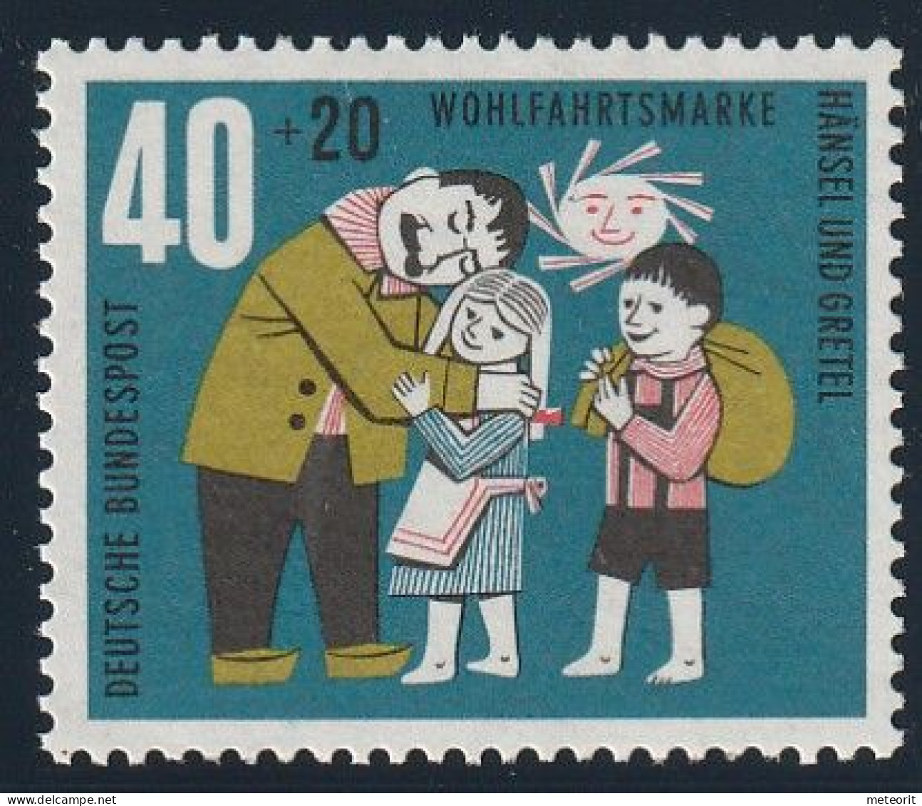 MiNr. 372 I Plattenfehler "blauer Fleck Links An Der Linken Augenbraue Der Sonne" Feld 3, Xx MNH Postfrisch - Varietà E Curiosità