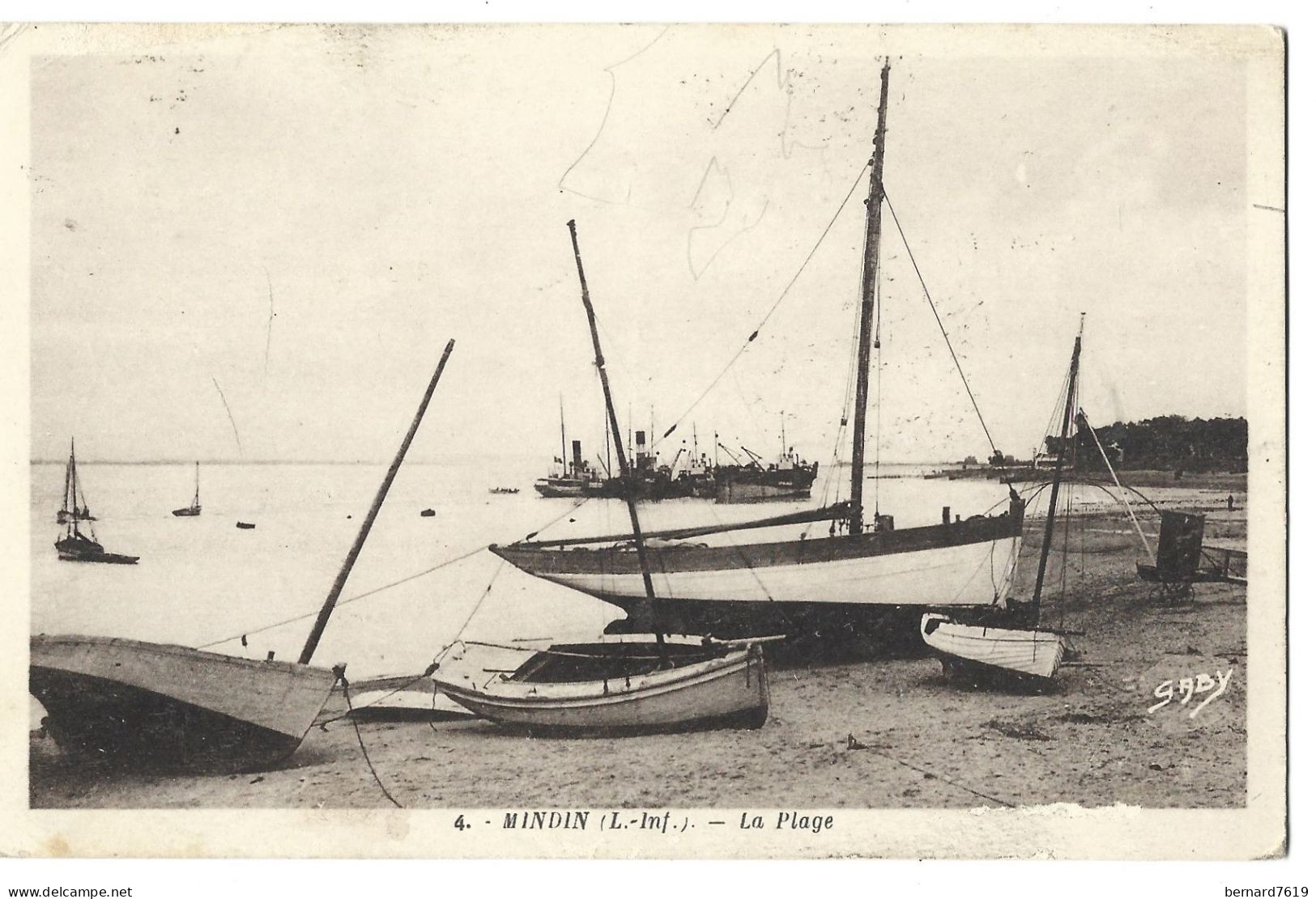 44    Mondin -  Voilier - Bateaux De Peche - La  Plage - Pornichet