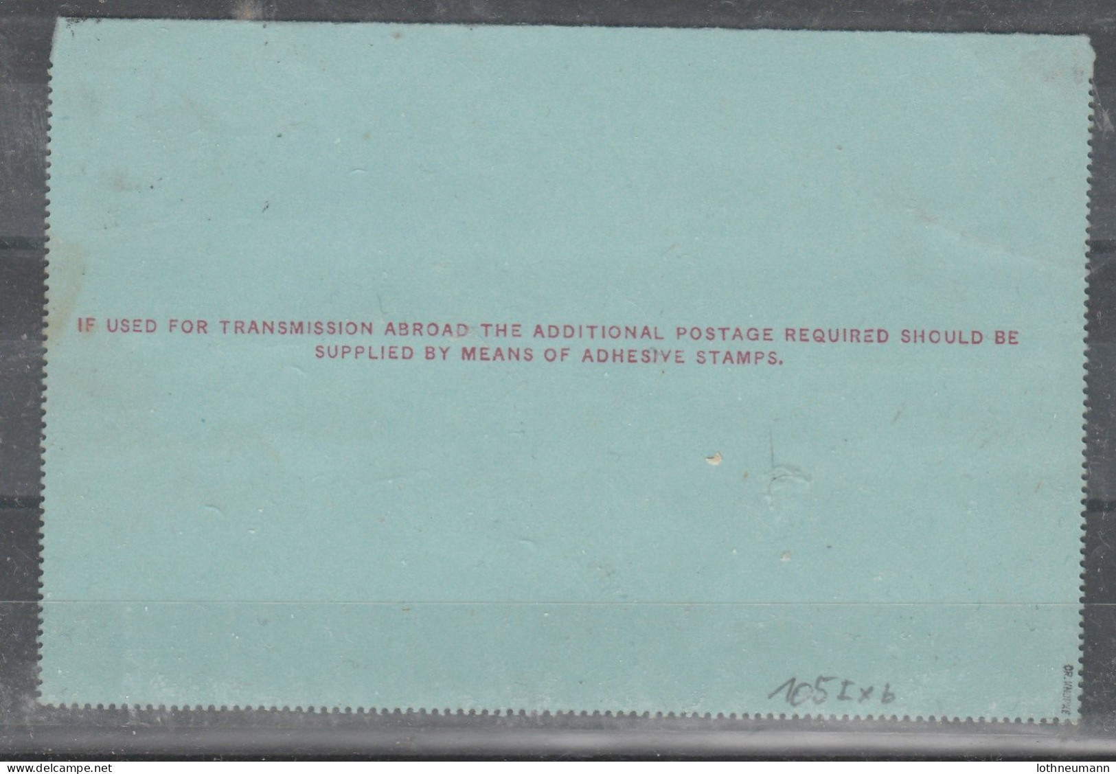 GB 1905: 1 1/2 D Chalk-surf. Pap.,purp./bluish Gr. Used On 1 D Letter-card EVII; Stamp S.G.-spec. M9(2),no Fault  S. - Covers & Documents