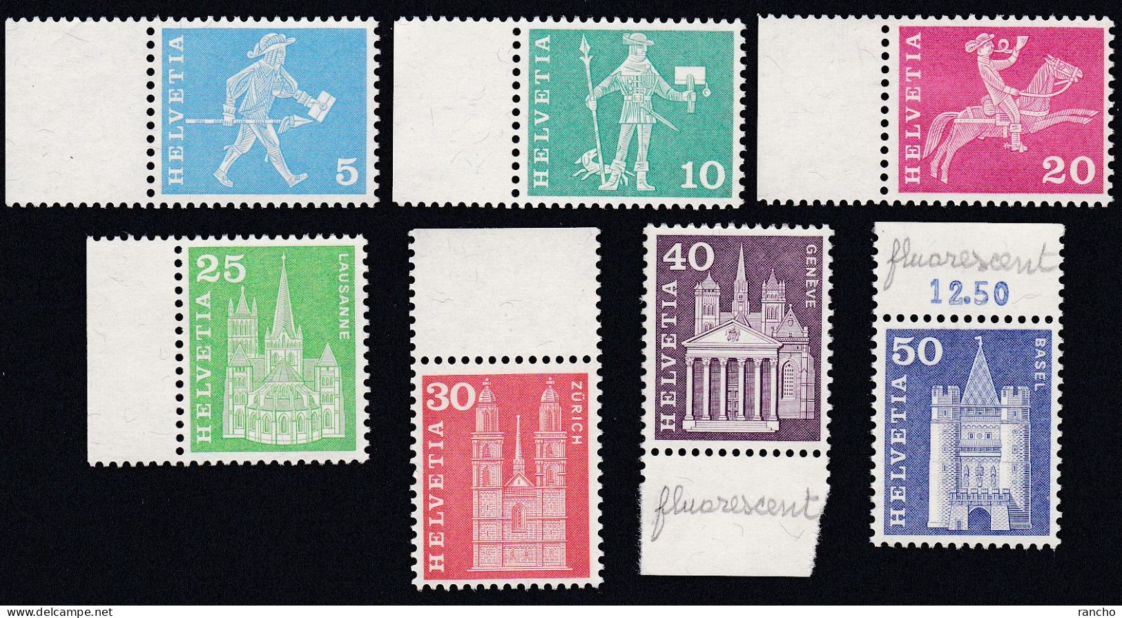 ** SERIE TIMBRES NEUFS C/.S.B.K. Nr:355L/56.58/63L. Y&TELLIER Nr:643a/44.46/48.50/51a. MICHEL Nr:696y/97.99/01.03/04y.** - Ungebraucht