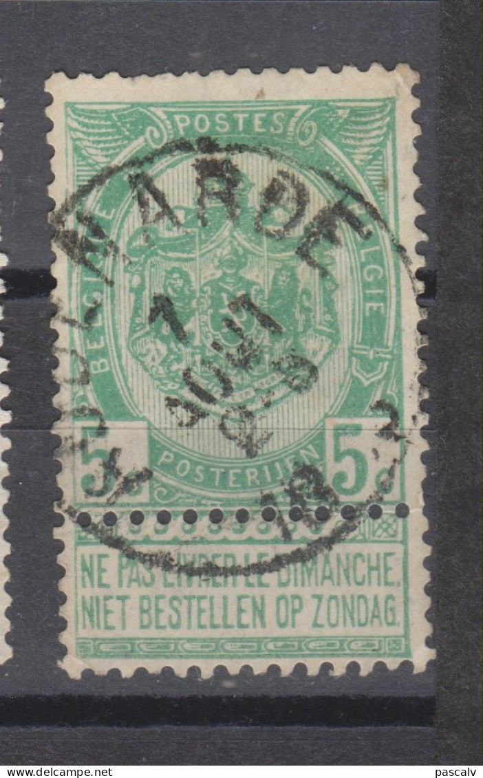 COB 56 Oblitération Centrale AUDENARDE - 1893-1907 Wappen
