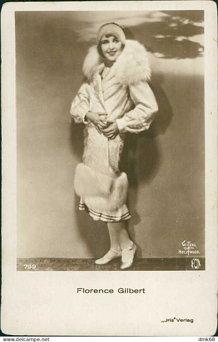 FLORENCE GILBERT ( CHICAGO )  ACTRESS -  RPPC POSTCARD 1920s (TEM497) - Artistes