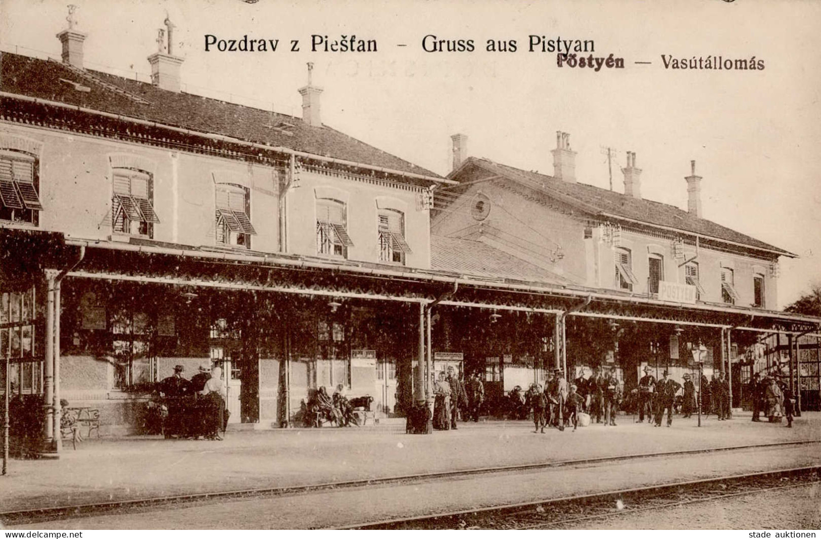 Pistian Bahnhof II (Bug, Fleckig, Ecken Abgestossen) - Slovakia