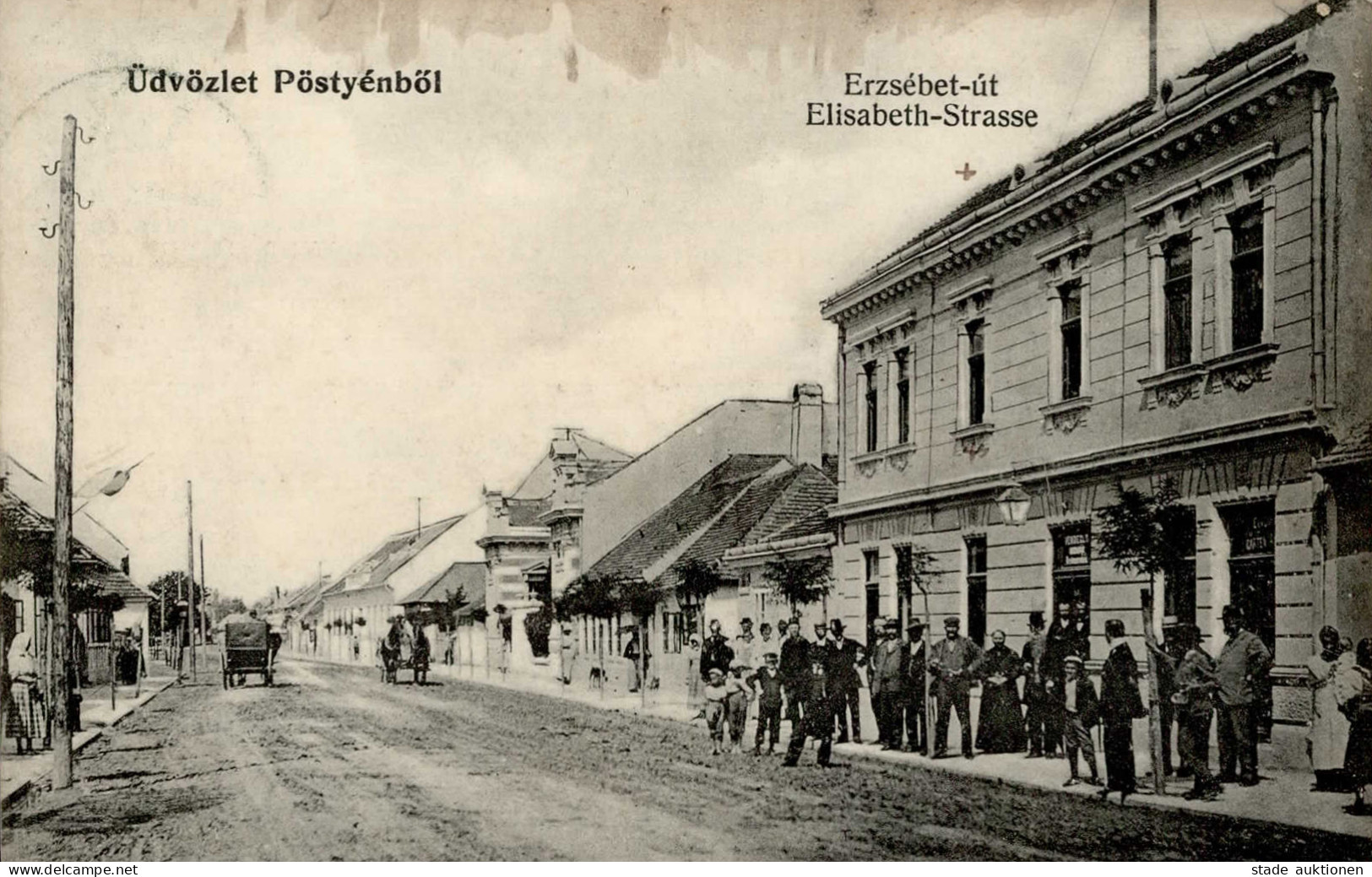 Pistian Slowakei Elisabeth-Strasse 1911 I-II (fleckig) - Slovaquie