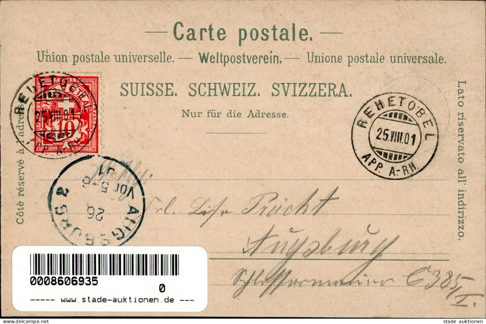Rehetobel (Appenzell Ausserrhoden) 1901 I - Other & Unclassified
