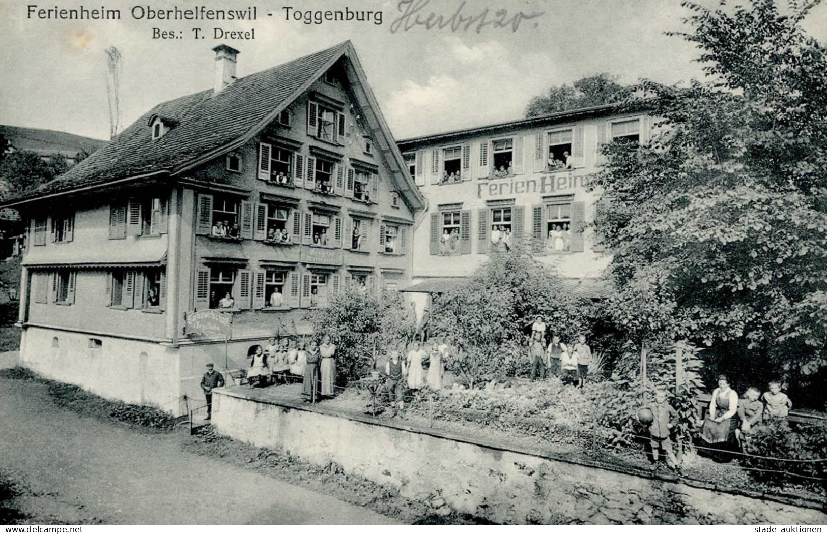 Toggenburg (St. Gallen) Ferienheim Oberhelfenswil T. Drexel I-II - Other & Unclassified