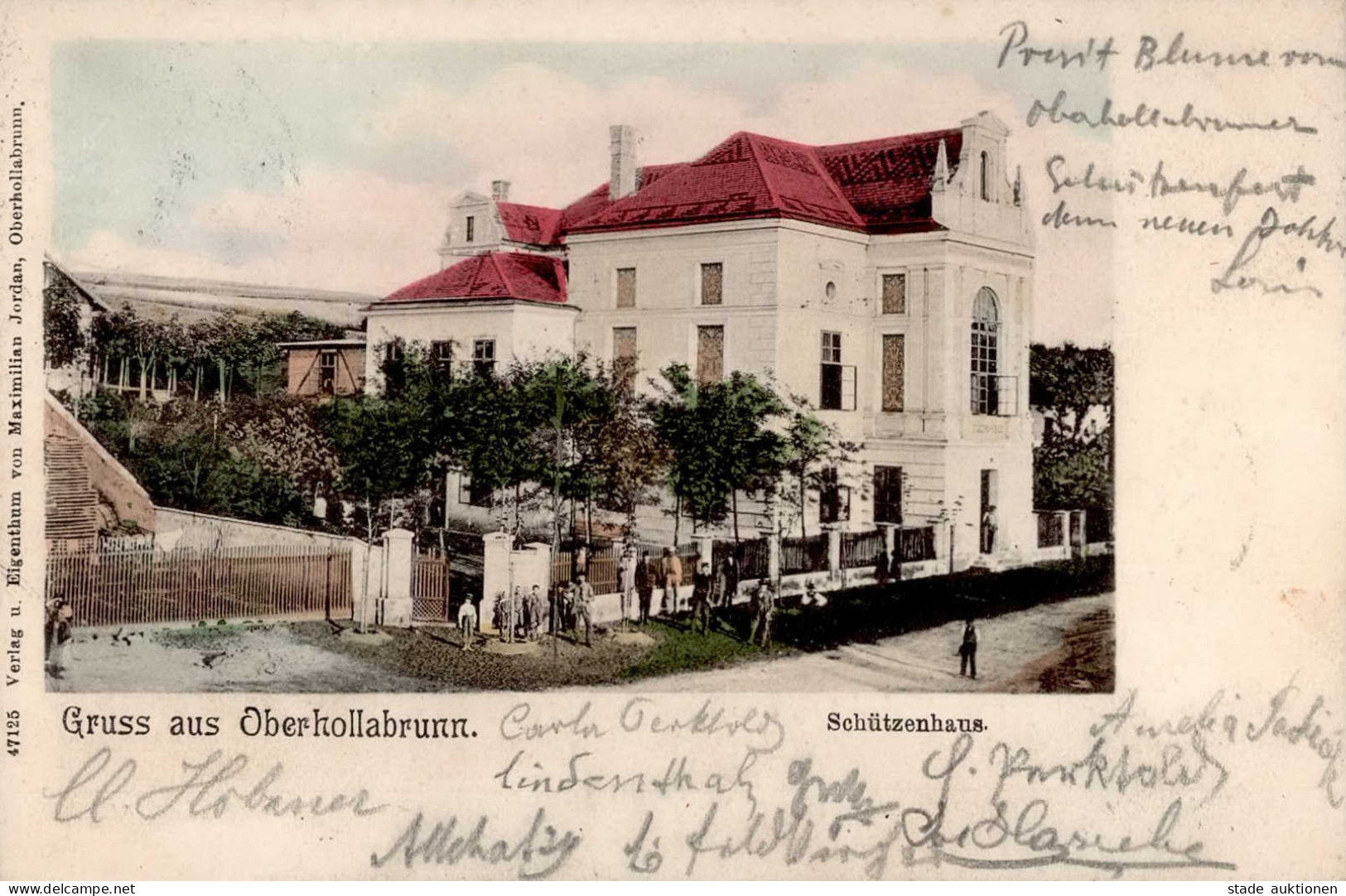 Hollabrunn (Österreich) Schützenhaus 1902 I-II (Ecke Gestaucht) - Other & Unclassified