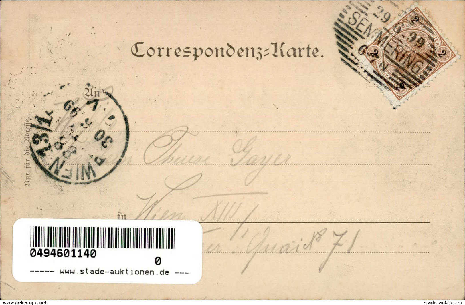 Semmering (Österreich) Bahnhof 1899 II (kleine Stauchung) - Other & Unclassified