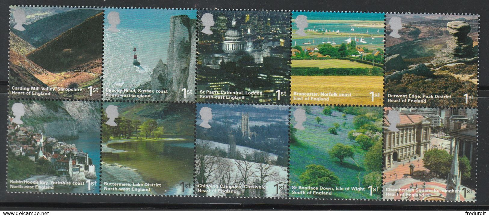 GRANDE BRETAGNE - N°2720/9 ** (2006) Paysages D'Angleterre - Nuevos