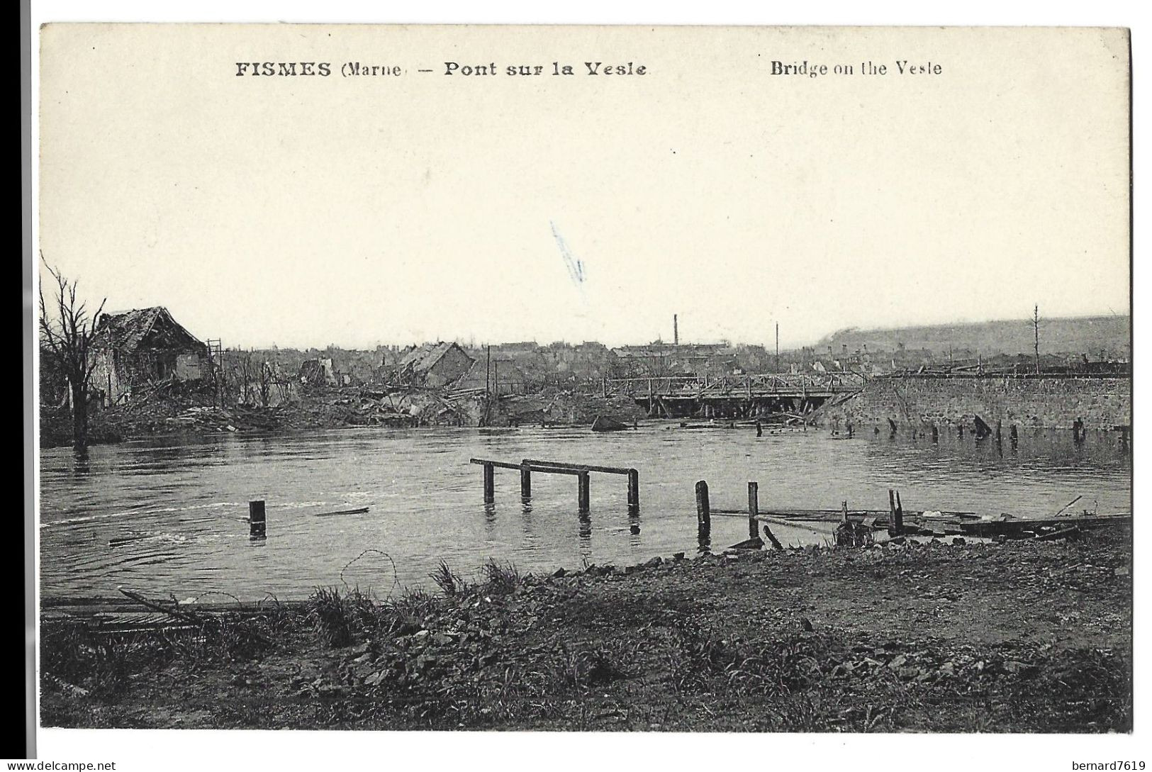 51 Fismes -  Pont Sur La Vesle - Fismes