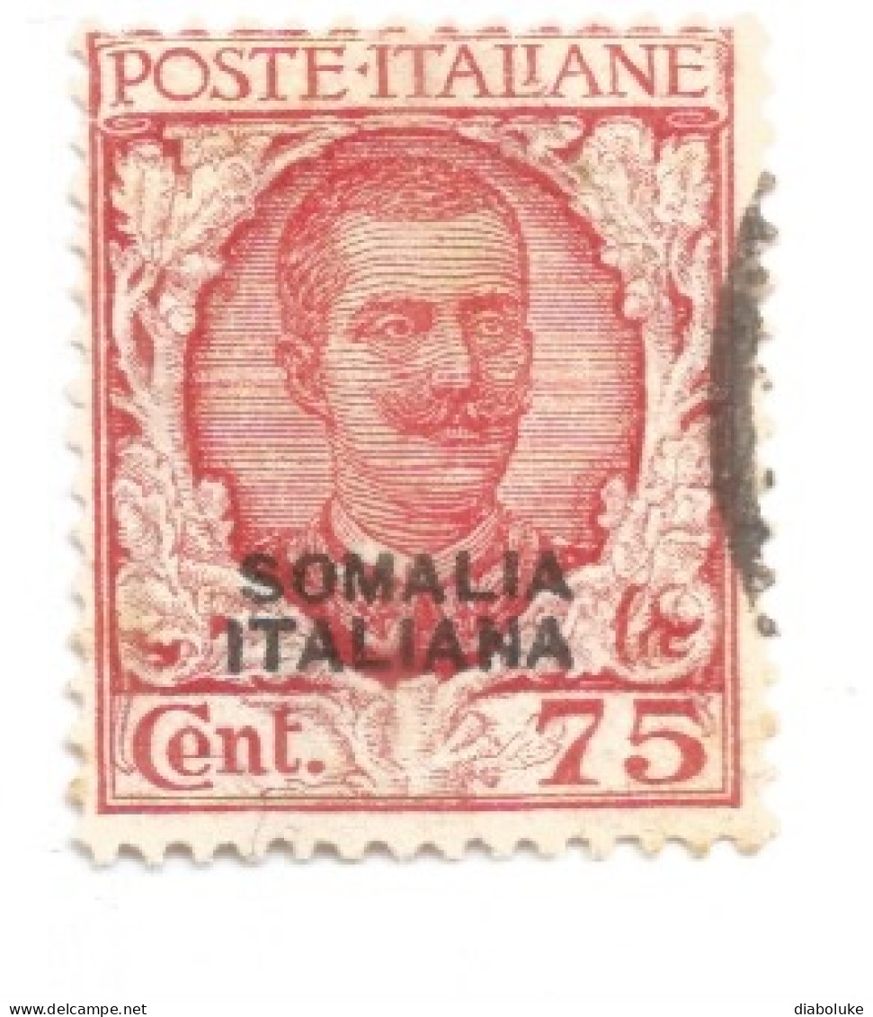 (COLONIE E POSSEDIMENTI) 1925-1930, SOMALIA, SOPRASTAMPATI - 1 Francobollo Usato (CAT. SASSONE N.98) - Somalia