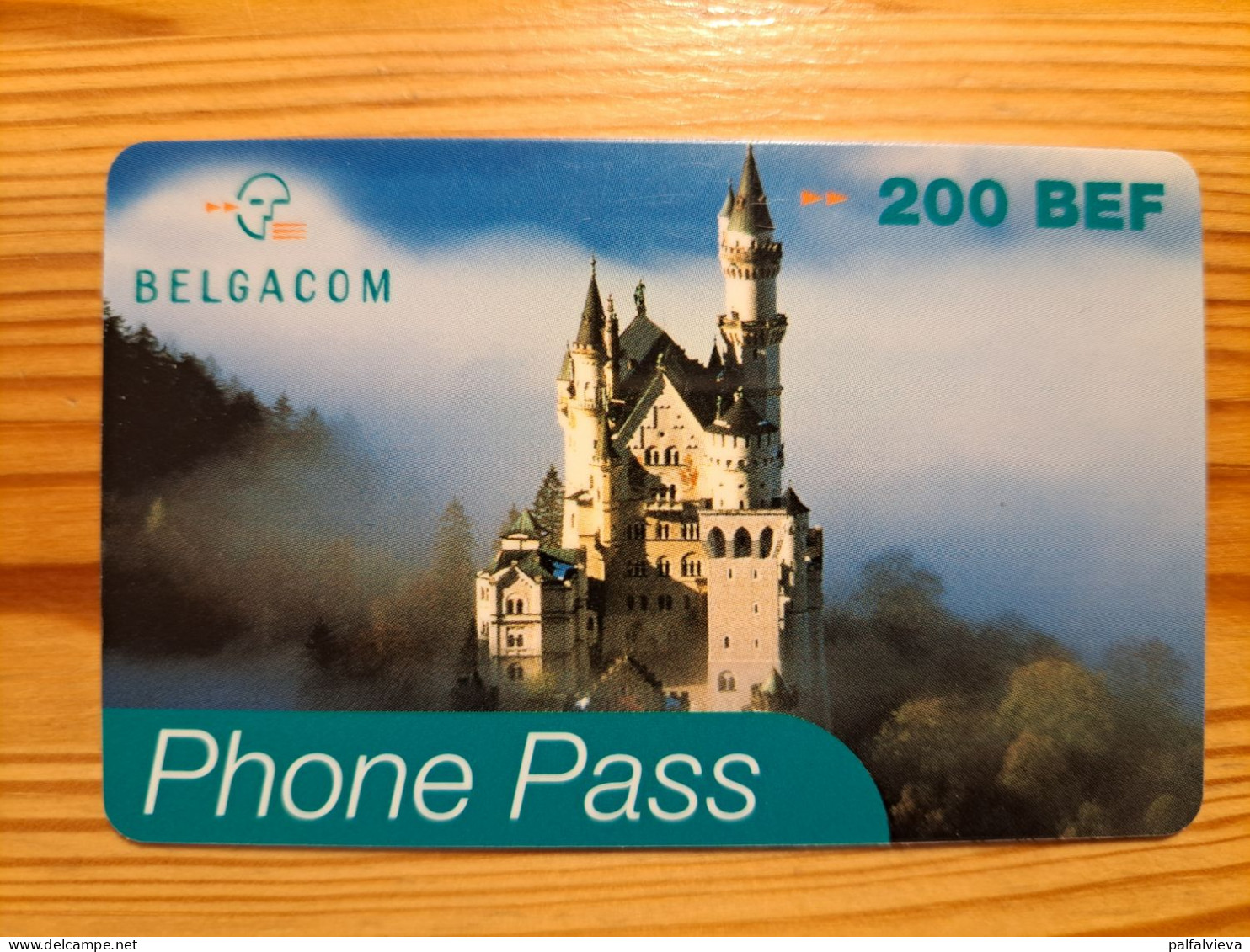 Prepaid Phonecard Belgium, Belgacom - Neuschwanstein, Germany - GSM-Kaarten, Herlaadbaar & Voorafbetaald