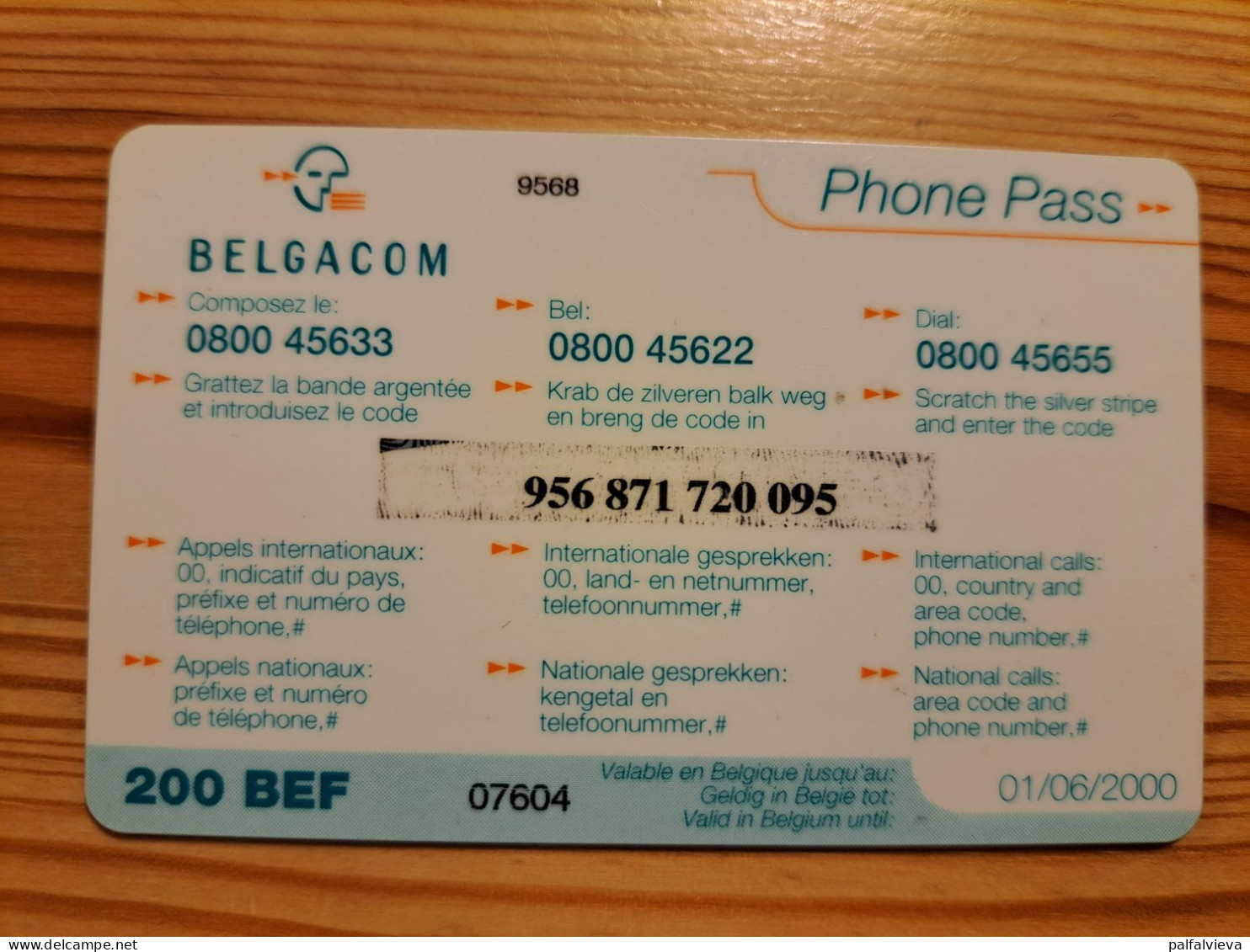 Prepaid Phonecard Belgium, Belgacom - Neuschwanstein, Germany - [2] Prepaid- Und Aufladkarten