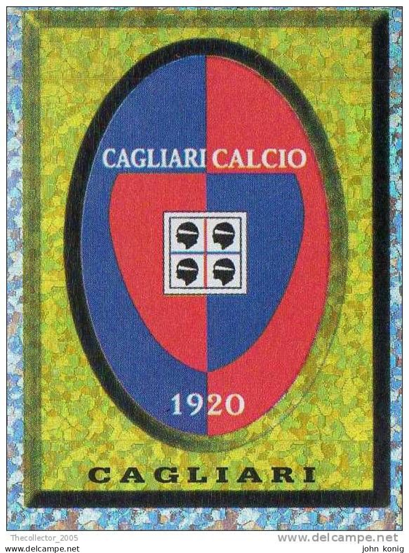 CALCIATORI - Calcio - Figurine Panini-calciatori 1997-98- N. #428 SCUDETTO CAGLIARI - Italiaanse Uitgave