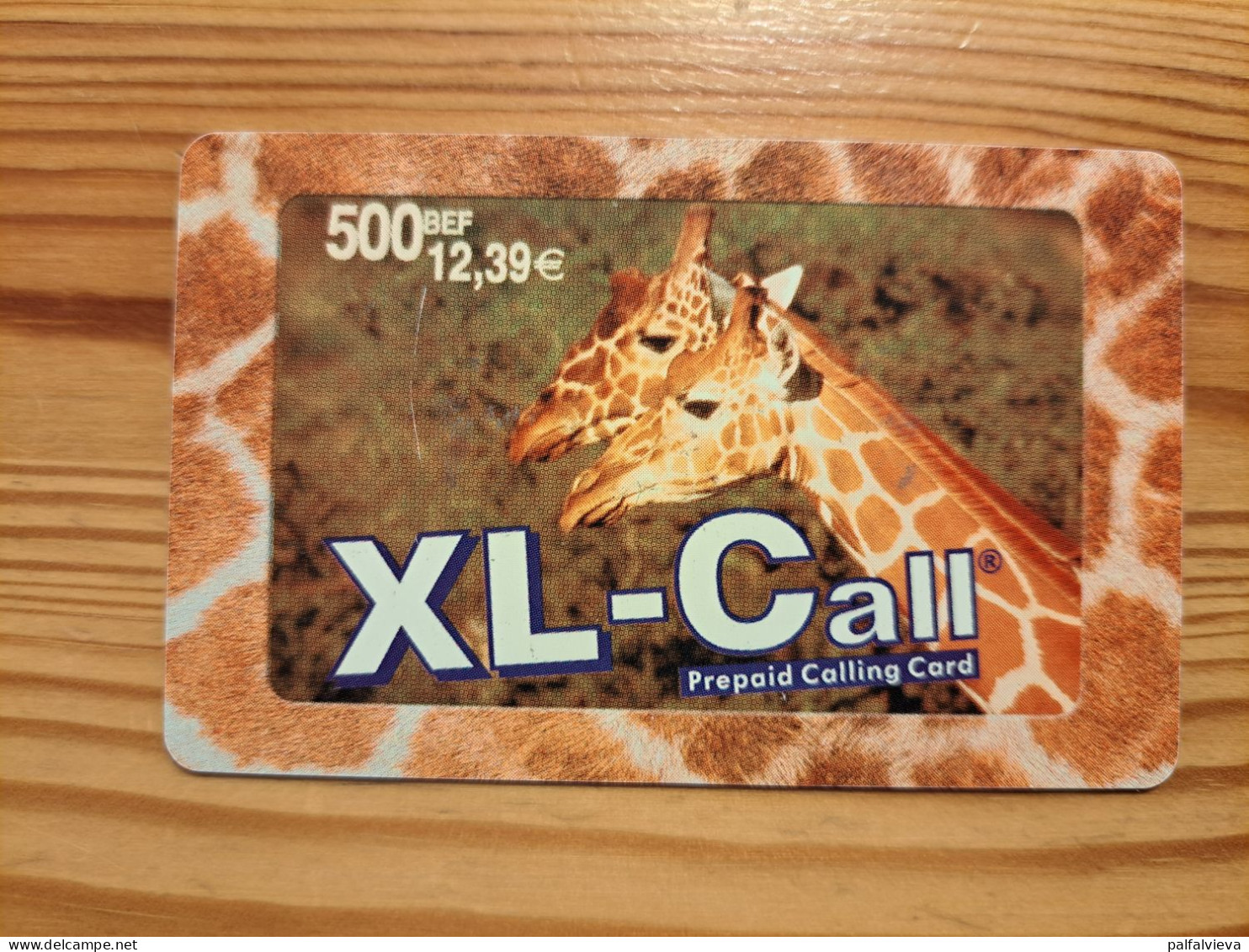 Prepaid Phonecard Belgium, XL-Call - Giraffe - [2] Prepaid & Refill Cards