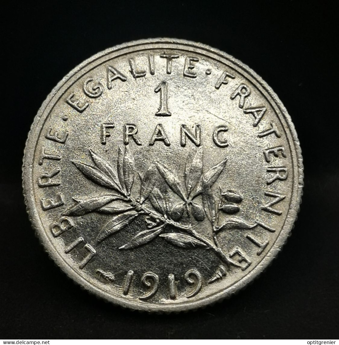 1 FRANC SEMEUSE ARGENT 1919 FRANCE / SILVER (Réf. 24425) - 1 Franc