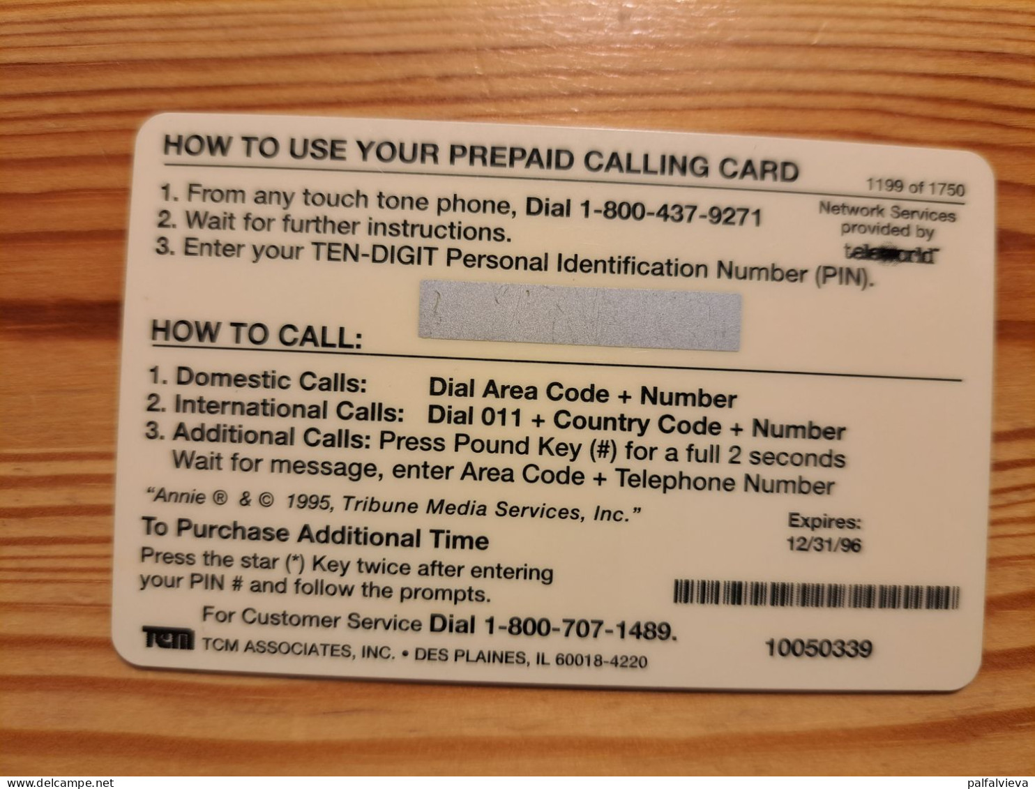 Prepaid Phonecard USA, Teleworld - X-Files - Altri & Non Classificati