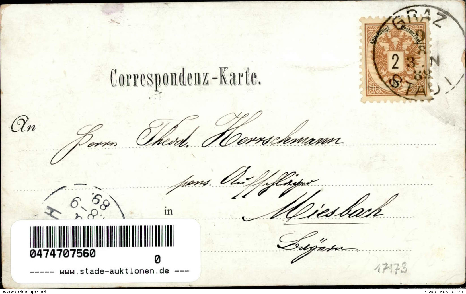 Graz (Österreich) Vorläufer 1898 III. Österreichisches Bundesschießen I-II - Autres & Non Classés