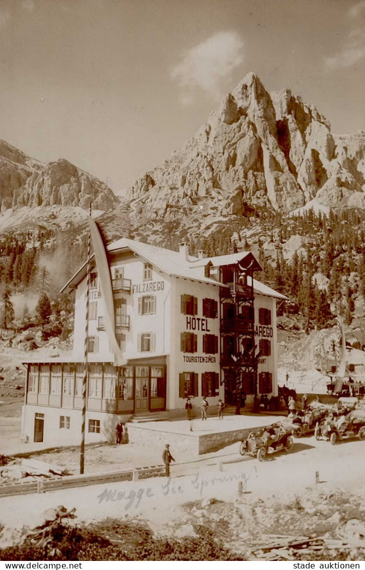 Passo Di Falzarego Hotel Falzarego Berge 1910 I-II (VS Beschrieben) - Sonstige & Ohne Zuordnung