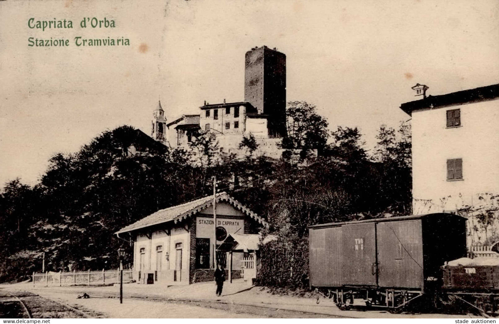 Capriata D'Orba (Italien) Bahnhof Eisenbahn I-II Chemin De Fer - Sonstige & Ohne Zuordnung