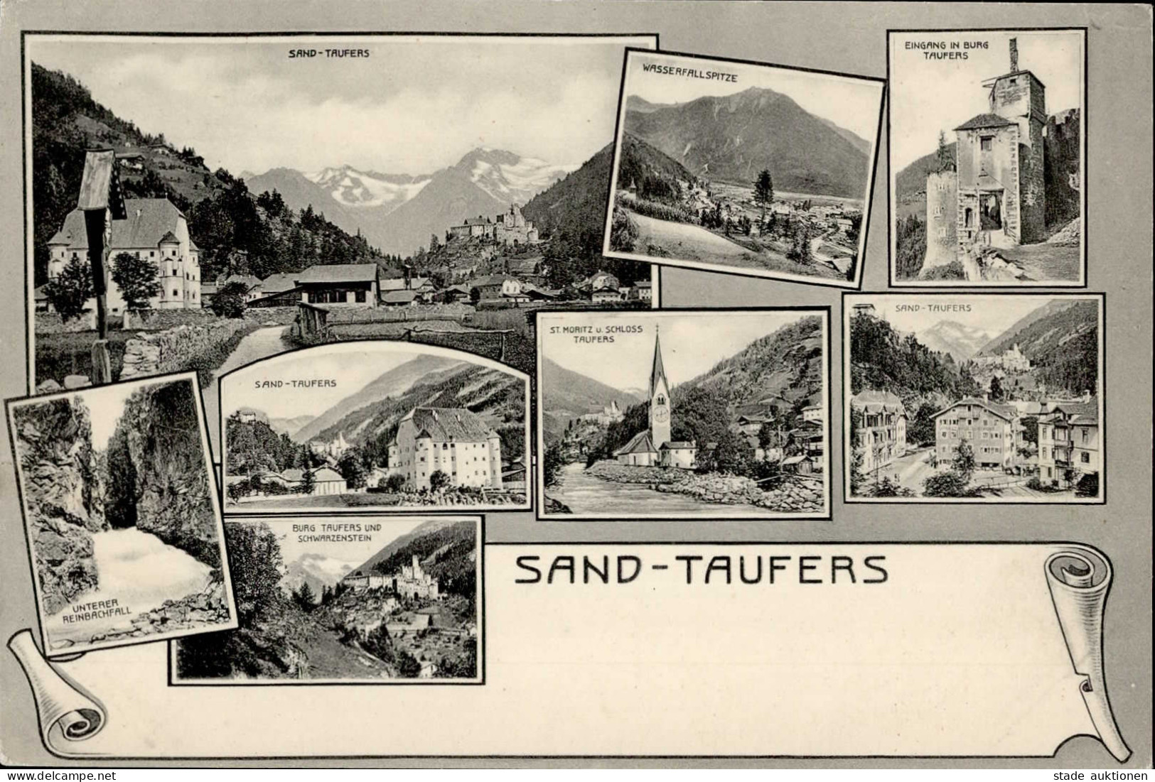 Sand In Taufers (Italien) Kirche St. Moritz Schloss Burg I-II - Other & Unclassified