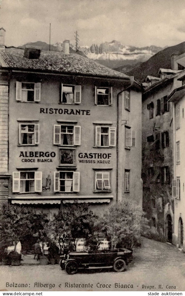 Bolzano (Italien) Gasthaus Weisses Kreuz Auto I - Other & Unclassified