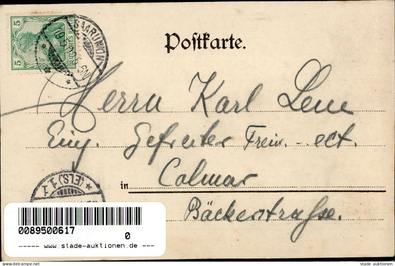 Saarunion (Elsass) Rathaus 1902 I-II - Other & Unclassified