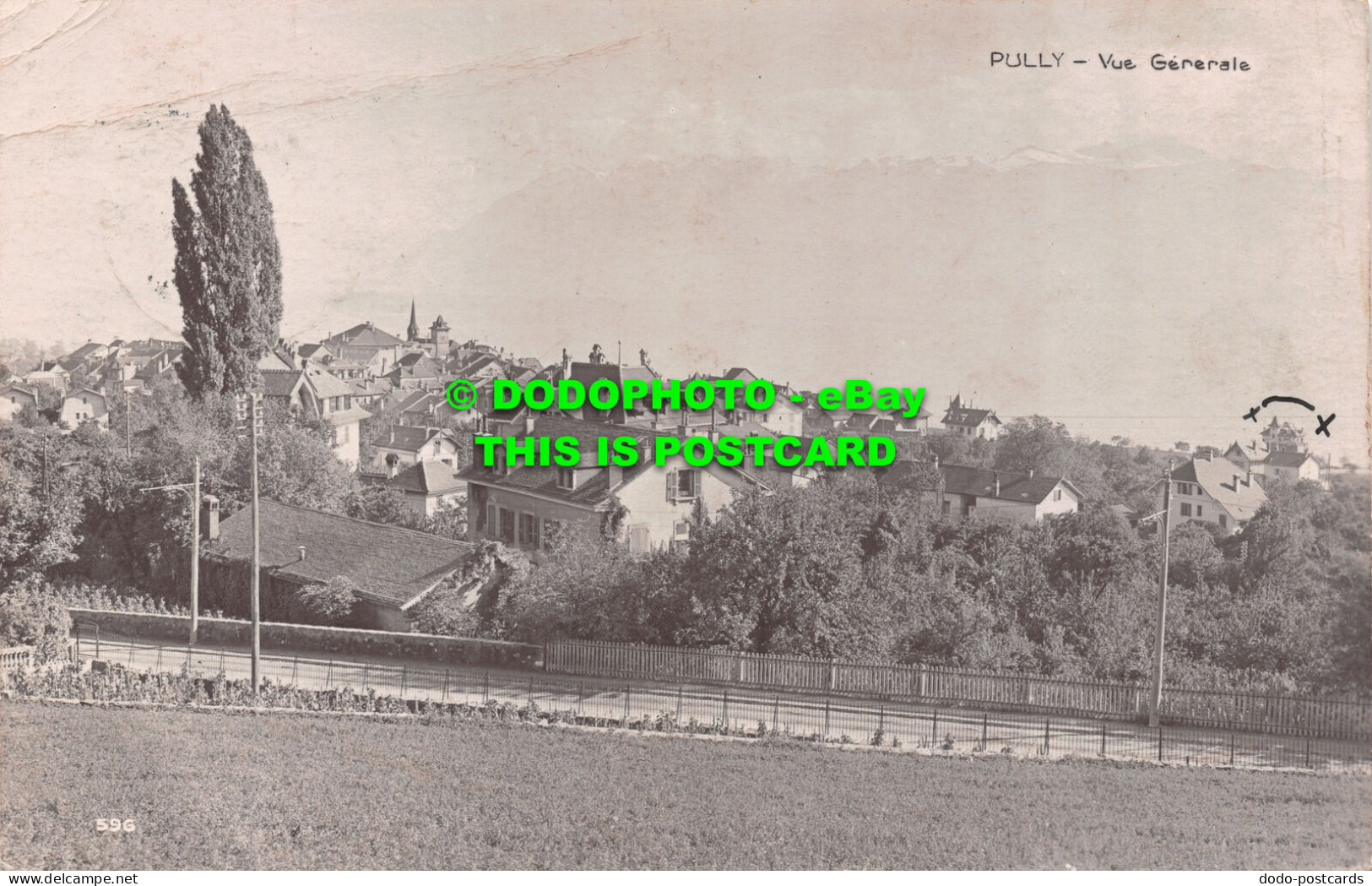 R505326 Pully. Vue Generale. Elisa Delessert. Postcard - Monde