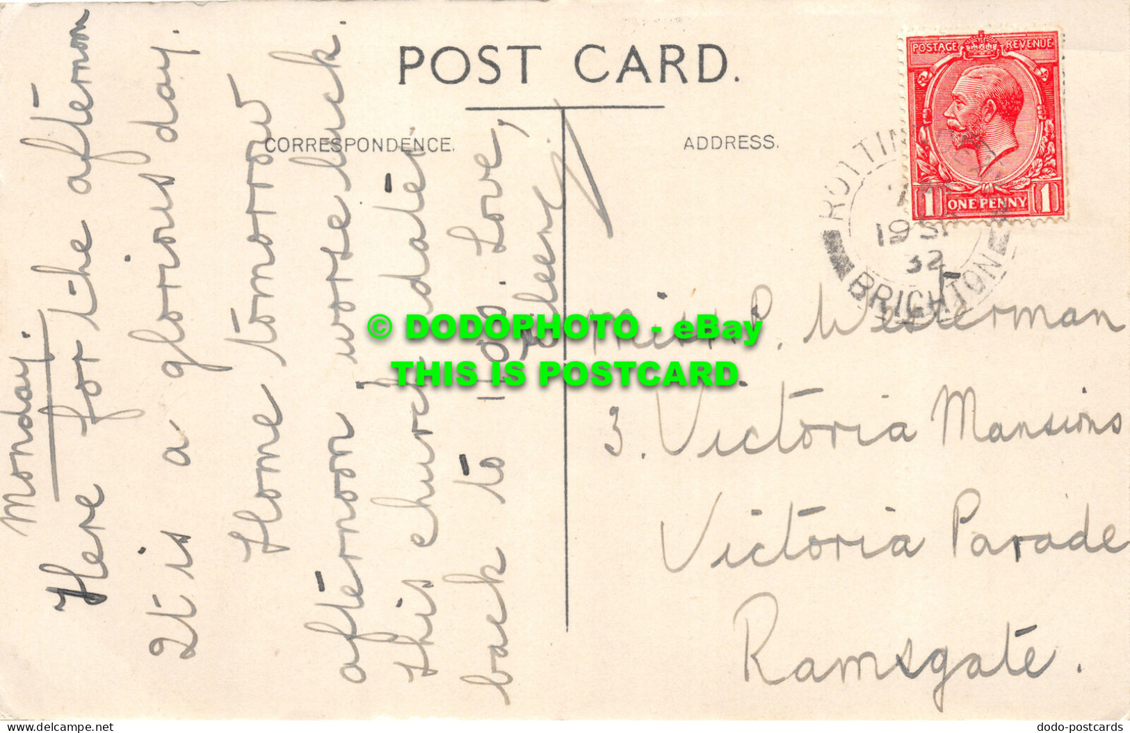 R505330 Rottingdean. St. Margaret Church. Postcard - Monde