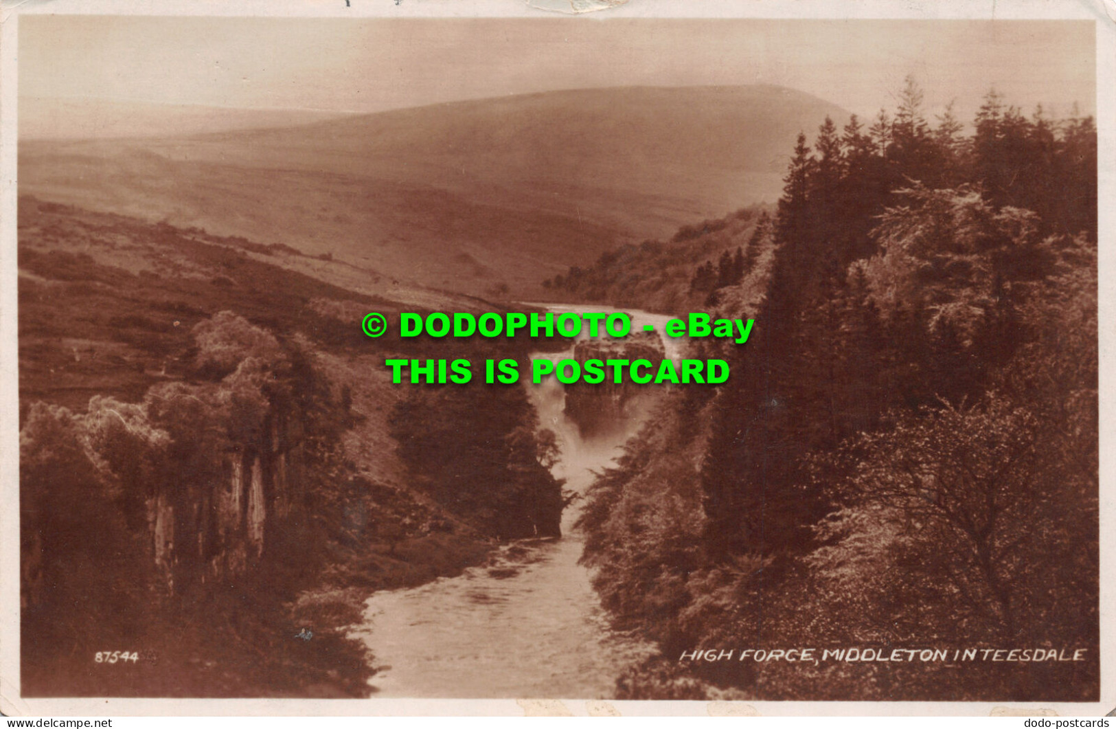 R505079 High Force. Middleton In Teesdale. Valentine. RP - Monde